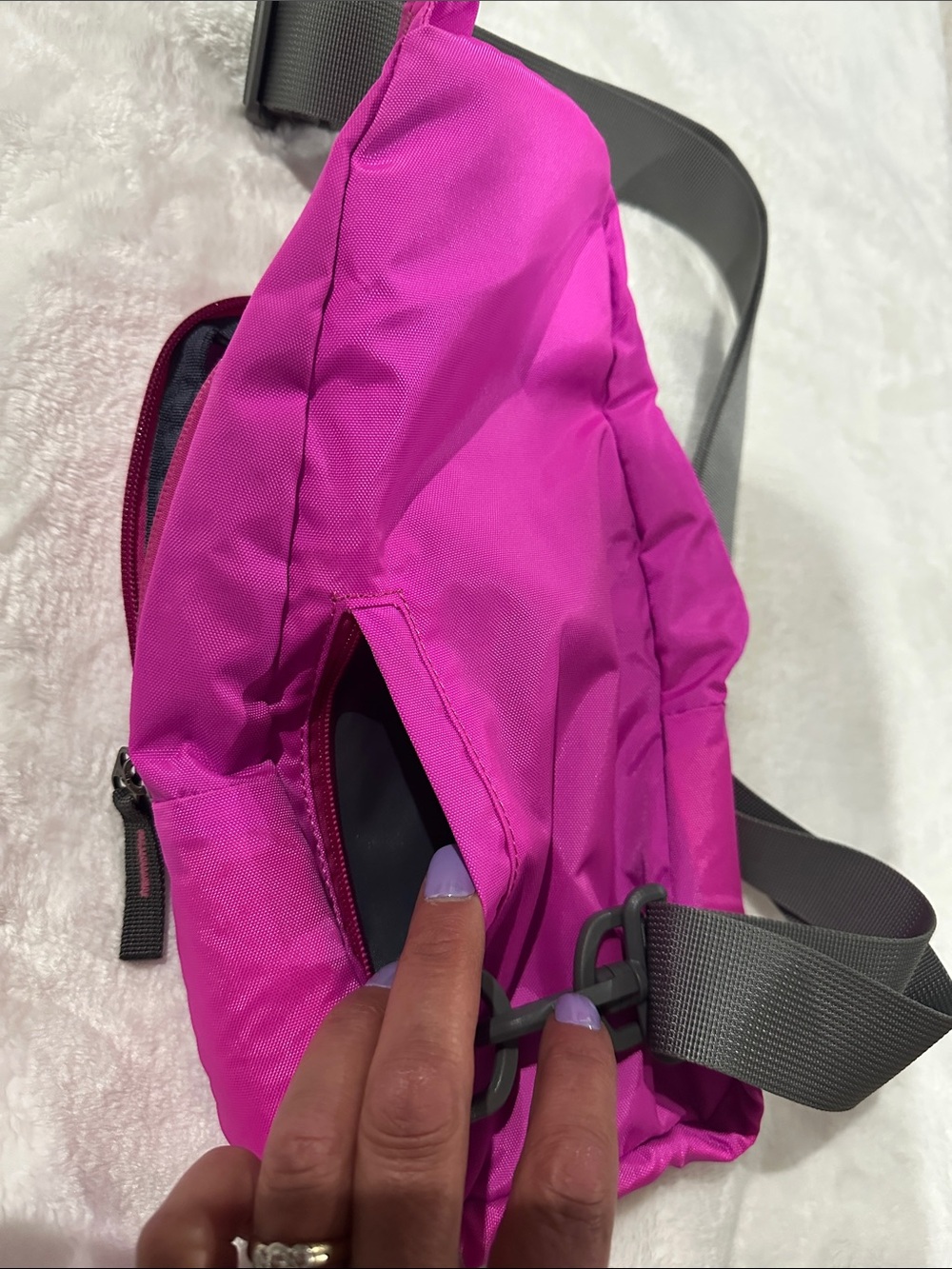 WATERFLY Crossbody Sling Bag 13” x 7” Hiking Biking Running Adventure Travel - Picture 6 of 15